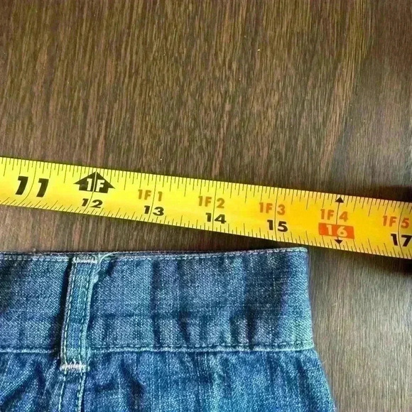 Vintage Denim LLBean Womens Size 14 Skirt. Zipper/eye Hook Closure. No Pockets. - Picture 6 of 7